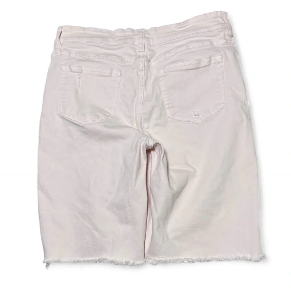 Buffalo David Bitton Tandi Distressed Bermuda Shorts - Pastel Pink - Size 10/30 - Picture 6 of 6